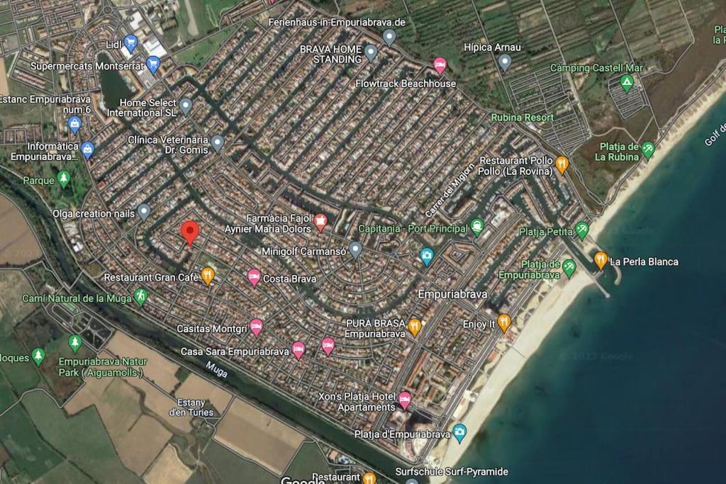 Lindo Apartamento Con Vistas Al Puerto Mistral Empuriabrava Ngoại thất bức ảnh